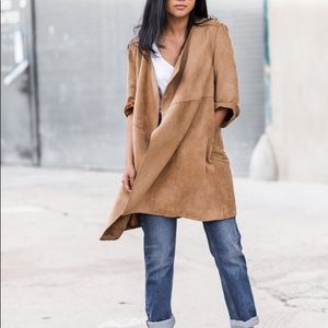 H&M Faux Suede Tan Jacket